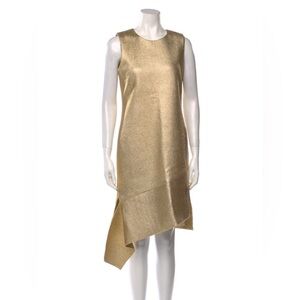Reed Krakoff Gold Sleeveless Dress SZ4